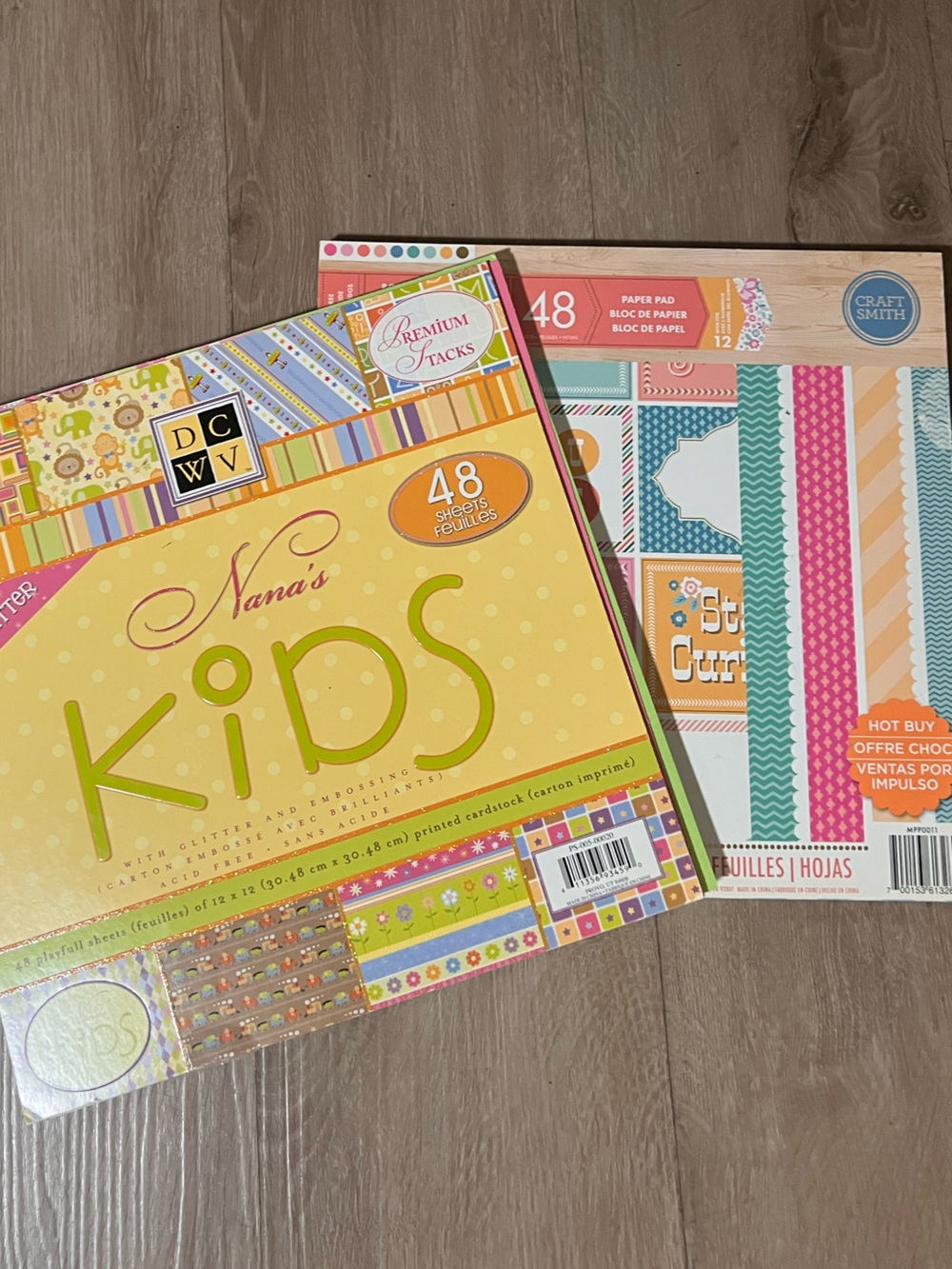12 x 12 Craft Paper Pack - Bundle of 2 and Multi-Color